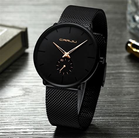 reloj plano para hombre